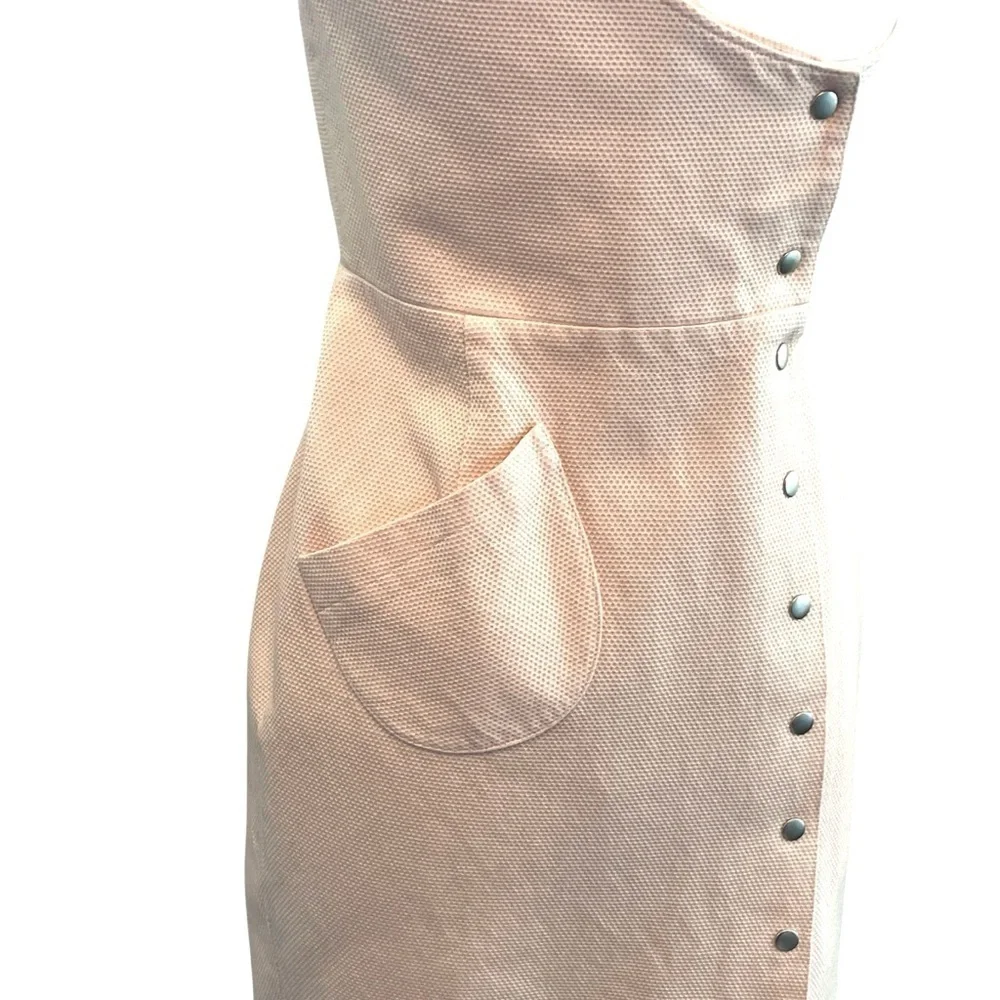 Jill Stuart Pink One Shoulder Cocktail Dress Size 4